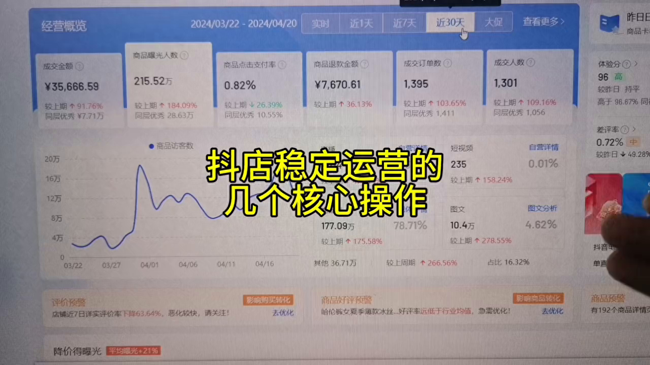 抖店穩定運營的核心操作，老店如何保持穩定銷售？